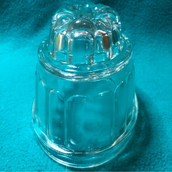 Kitchen Vintage Clear Glass Jello Mold Poshmark